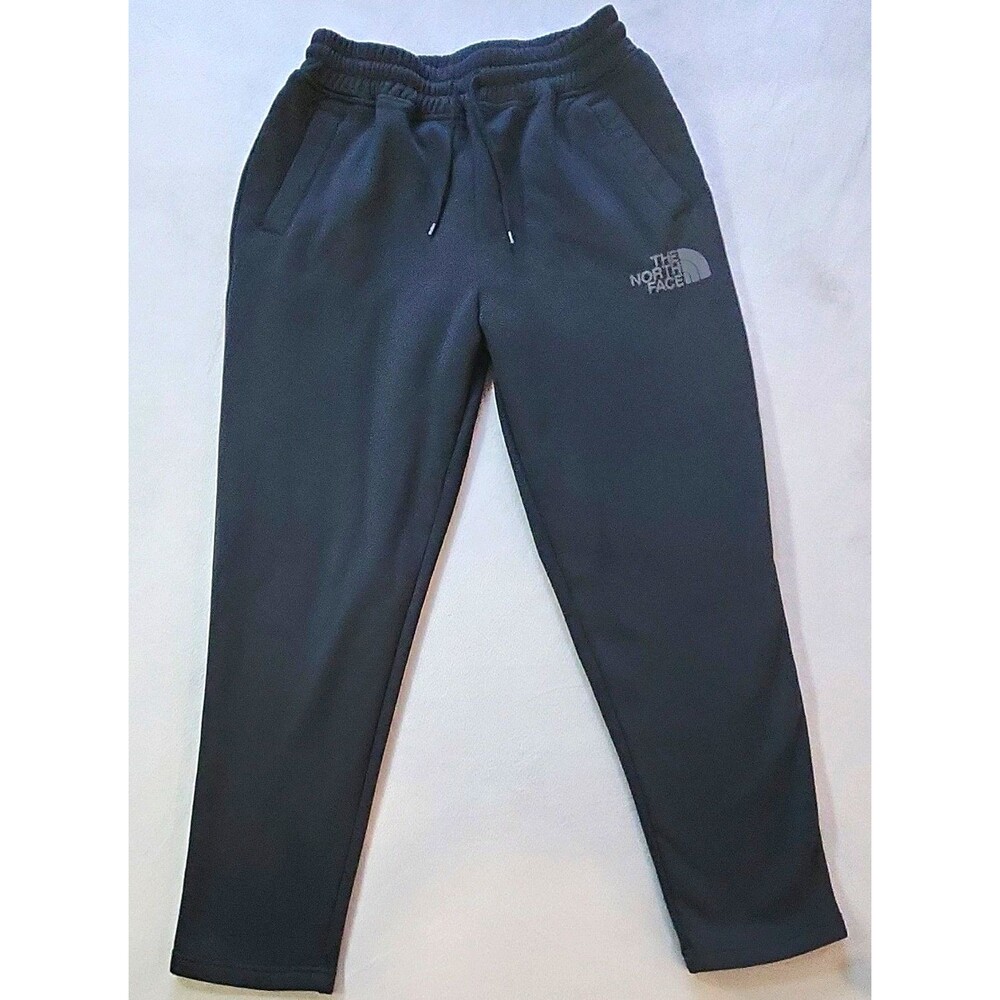 The North Face Women's Black Fleece Jogger Pants Drawstring Pockets M 27"